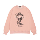 Purple Brand Sweatshirt Loose Crew Neck Sweater