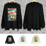 Purple Brand Long Sleeve T-Shirt Fashion Loose Long Sleeve Top