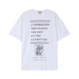 C.e t shirts abstract pattern printing short sleeve men and women