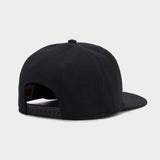 Trendy flat brimmed hat sun and wind protection