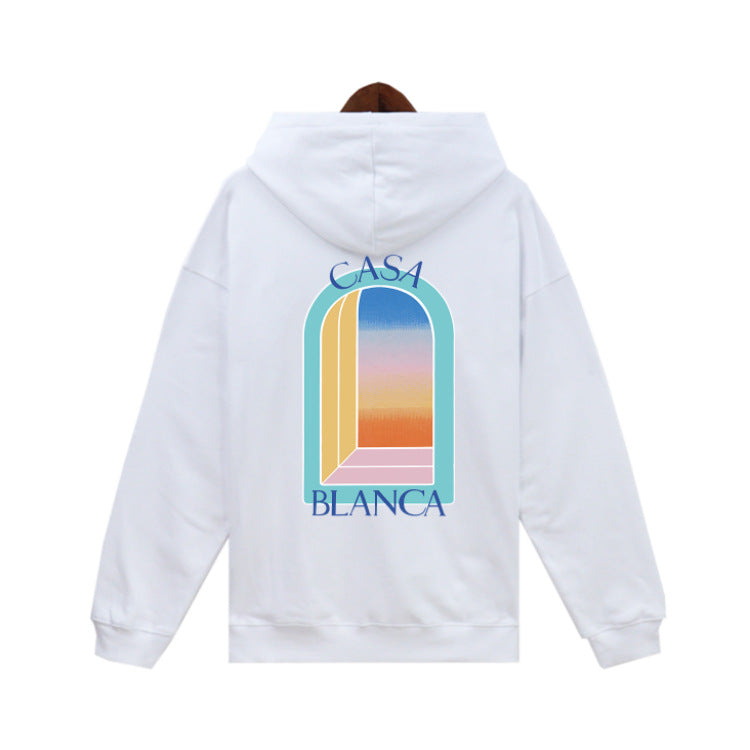 Casablanca Hoodie Autumn/Winter Alphabet Painted Textile