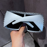 Trendy punk glasses retroall-in-one