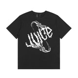 Vlone T Shirts Summer European and American Men and Women Couple Personality Fashion Short Sleeve