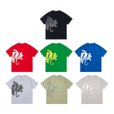Synaworld T Shirts central cee Short Sleeve Classic Letter Print Loose Casual T-Shirt