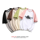 Men's T-Shirts Short-Sleeved T-shirt Men's Summer Loose Casual