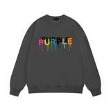 Purple Brand Sweatshirt Loose Crew Neck Sweater