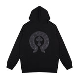 CHH Chrome Heart Hoodie Croix Sweater Diablo Cross Embroidered Zipper