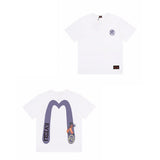 Evisu T Shirts Loose Dragon Ball “Sun Goku” Print