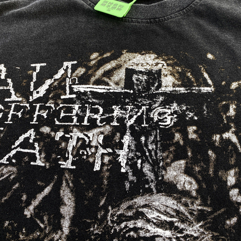 Men Vintage T-Shirts Vintage Power of Faith Old Short Sleeve Vintage Wash