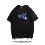 Men's T-Shirts Summer Cotton White Short Sleeve T-shirt Men's Loose