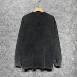 Purple Brand Distressed Long Sleeve Shirt Fashion Distressed Loose Long-sleeved Top