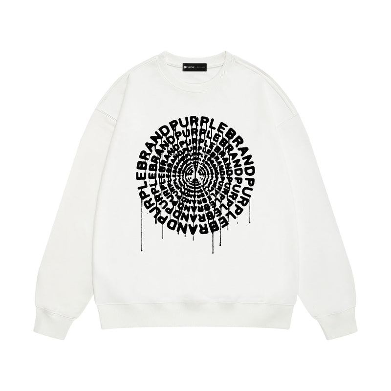 Purple Brand Sweatshirt Loose Crew Neck Sweater
