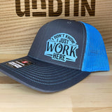 Trendy flat brimmed hat adjustable sunshade
