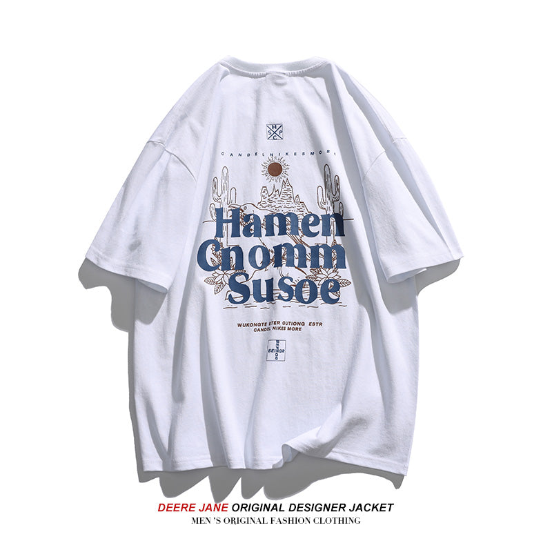 Men's T-Shirts Summer Short-Sleeved T-shirt Men's Loose