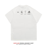 Men's T-Shirts Cotton Short-Sleeved T-shirt Men's Summer Couple Loose All-Matching