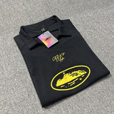 Corteiz T Shirt Black Basketball Jersey Sports and Leisure