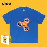 Drew T Shirts Cotton Short Sleeve Loose Men's Short Sleeve
