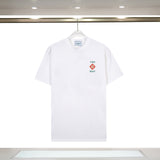 Casablanca T Shirts Summer Simple Print Loose Short Sleeves