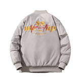 Men Vintage Jackets Autumn and Winter Padded Jacket Embroidered Baseball Suit Padded Suit Flight Suit