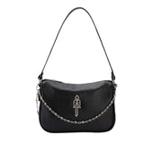 Chh Chrome Heart Leather Bag Cowhide Ladies