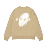 Purple Brand Sweatshirt Loose Crew Neck Sweater
