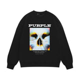Purple Brand Sweatshirt Loose Crew Neck Sweater
