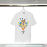 Casablanca T Shirts Fashion Casual Crew Neck Tee