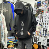 Mens Vintage T-Shirts SAINT Pray of angel Casual hooded sweater