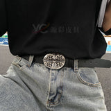 Chh Chrome Heart Belt Cross Leather Casual Versatile