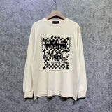 Purple Brand Long Sleeve T-Shirt Fashion Loose Long Sleeve Top