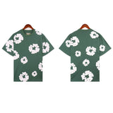 Denim Tears T Shirts Kapok Puff Print Short Sleeve T-shirt