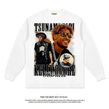 Nba Long Sleeve Shirt Men and Women Same Style Loose Street