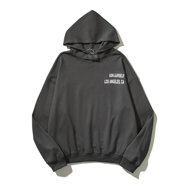 Kanye West Sunday Service Hoodie Dog Vintage Print Distressed Terry Hooded Sweater