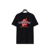 CHH Chrome Heart T Shirts CH Flower Sanskrit Casual Short Sleeve T-Shirt Loose