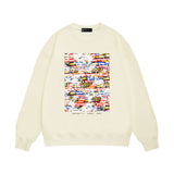 Purple Brand Sweatshirt Loose Crew Neck Sweater