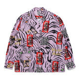 GUILTYPARTIES TIGER Shirts Tiger Totem Skull Long Sleeve Shirt