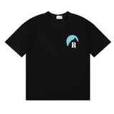 Rhude T Shirt Sunset Classic Alphabet Print Short Sleeve T-Shirt