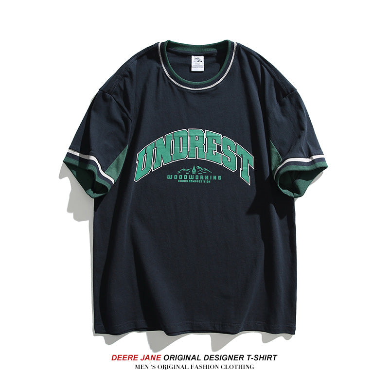 Men's T-Shirts Short-Sleeved T-shirt Men's Top Summer Half Sleeve