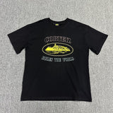 Corteiz T Shirt Short Sleeve Letter Flower