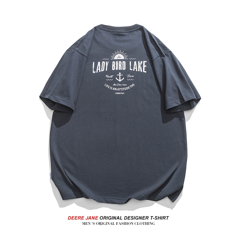 Men's T-Shirts Short Sleeve T-shirt Men's Summer Loose Casual Cotton Half Sleeve