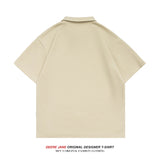 Men T-Shirts Polo Shirt Men's Short-Sleeved T-shirt Summer Couple Loose Casual