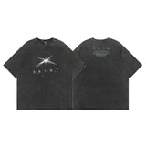 Mens Vintage T-Shirts Saint Michael High Street T-Shirt Washed and Old Short Sleeves
