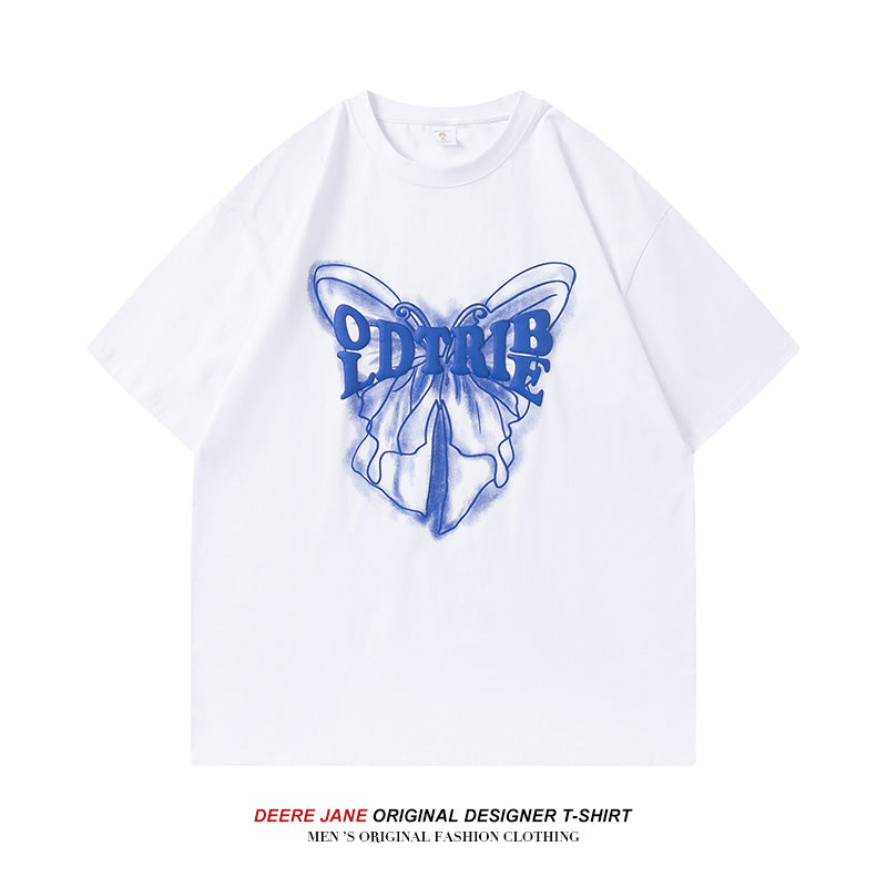 Men's T-Shirts Short-Sleeved T-shirt Men's Summer Loose