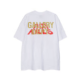 Gallery Dept T Shirts Gallery Dept Graffiti Printing Letter Los Angeles Loose Street Short Sleeve T-shirt