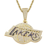 NBA Team Pendants Lakers Team Pendant Hip Hop Necklace