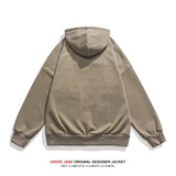 Men Cardigan Hoodie Sweater Men's Spring Leisure Top Solid Color Coat