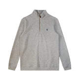 Ralph Lauren Coat Paul RL Ralph Pony Embroidery Half Zipper Long Sleeve Knit