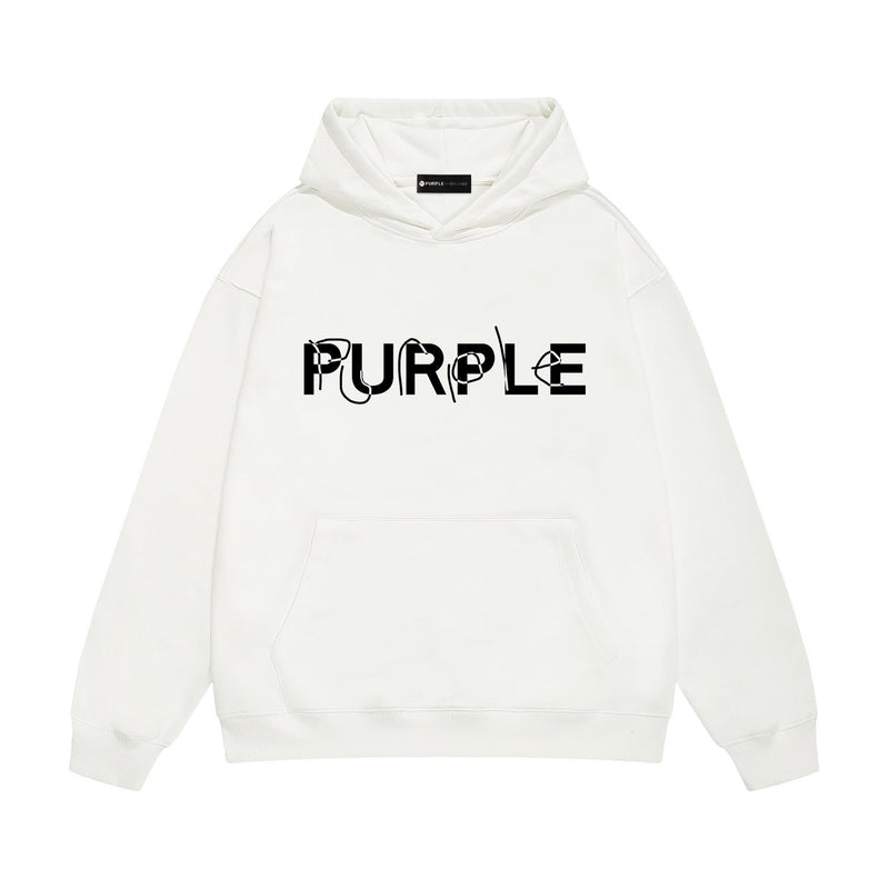Purple Brand Hoodie Fashion Loose Hooded Sweater