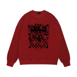 Purple Brand Sweatshirt Loose Crew Neck Sweater