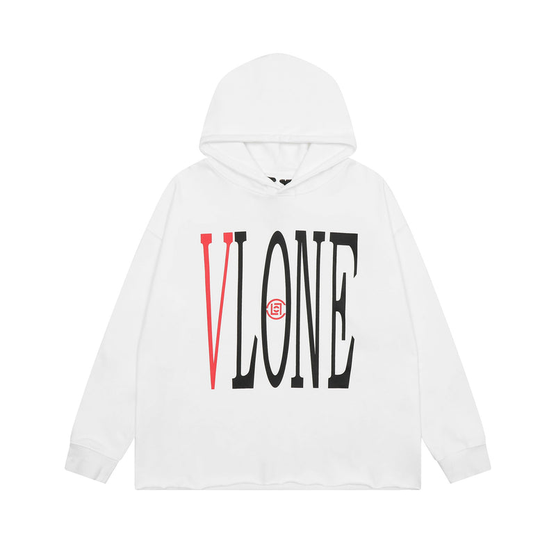 Vlone Hoodie Dragon Big V Letter Hooded Sweater